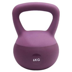 軟壺鈴 FB015, 紫色, 1個, 6kg