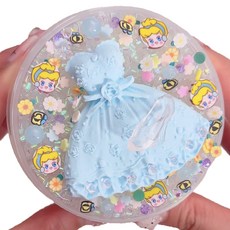 艾蜜莉史萊姆 魔法鞋子奶油手工史萊姆, 1個, 藍色, 250g