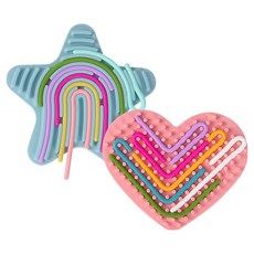 Kes.B 幼兒用堅固力量迷宮感官板, 1個, 混色