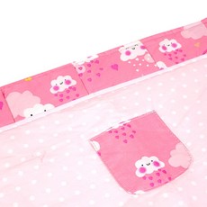 CORESHOP Cas-B Play Coco 娃娃後背背巾, 1個, 粉紅色