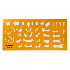 코링 템플레이트 방향표시정규 K-703, 1개