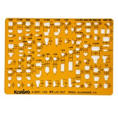 KORING 衛生設備模板 1/100 比例尺 K-8901, 1個