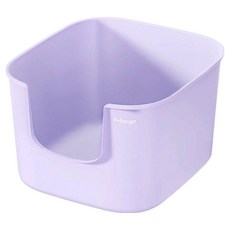 MANGO 蠻中方貓砂盆, 1個, 紫色