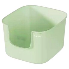 MANGO 蠻中方貓砂盆, 1個, 綠色