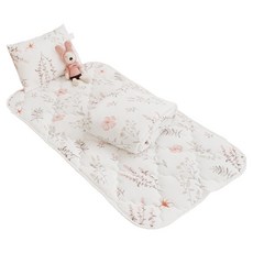 BUHO 布歐 激凍冰紗涼感兒童睡墊 3件組, 花澗夢影