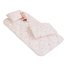 BUHO 布歐 激凍冰紗涼感兒童睡墊 3件組, 兔兔蘑菇屋