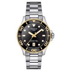 TISSOT 天梭 女款 Seastar 1000 海洋之星 潛水錶 T1202102105100 36mm