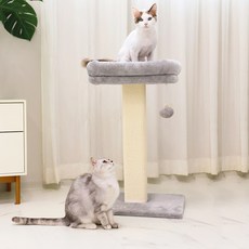 펫모닝 보송 라운지 스크래쳐 타워, 그레이, 1개