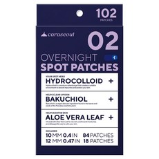 카라서울 아크네 오버나이트 케어 스팟패치, 1개, 102개입