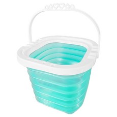 다다 다기능 미술 회화 수채화 접이식 자바라 물통, 블루