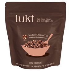 lukt 巧克力Cluster, 200g, 1個