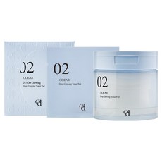 ODEAR 深層水光爽膚棉片 罐裝 原味 150g, 1個, 60枚入