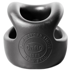 온플로 플로우벨 덤벨 케틀벨, 블랙, 10kg, 1개