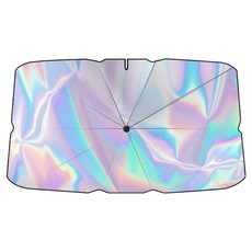 葉子小舖 鐳射遮陽汽車前擋/汽車遮陽傘, 1個