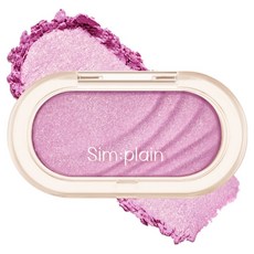 Sim plain Glim On 輕透水光腮紅, 1個, 06薰衣草花蜜