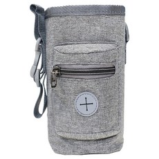 PASTEL PET 寵物多功能便攜零食包, 1個, 灰色