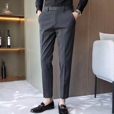 Goodif 男士西裝版型九分商務休閒褲