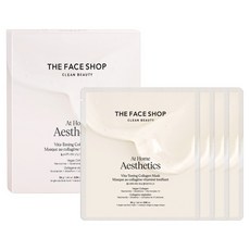 THE FACE SHOP 菲詩小舖 At Home Aesthetics Vita-Toning膠原蛋白面膜 24g, 1盒, 4片