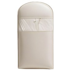 Locus 燕麥色緞面衣架式衣物收納壓縮袋, 1個, 1入