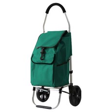 히키스 지인이 3단 접이식 구루마 살림 장바구니 핸드 캐리어 캠핑카트, 그린, 1개