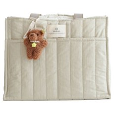 Ymmama 輕便尿布包 Double Big Yum Bag 珍珠款, 珍珠卡其