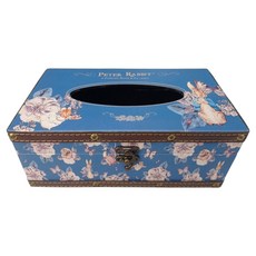 PETER RABBIT 比得兔 復古面紙盒 SH1249, 山茶花藍