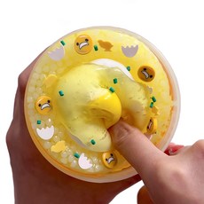 Emily slime 蛋蛋史萊姆, 黃色, 1個, 250g
