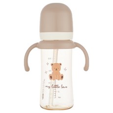 Edison 幼兒用 Little Love PPSU 吸管杯, 米色小熊, 250ml, 1個