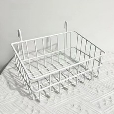 Parva 鐵製免鑽孔層架式收納衣帽架, 白色