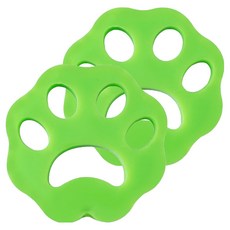 Malltoday 去除毛髮灰塵黏性洗衣球, 2個, 03 玫瑰綠