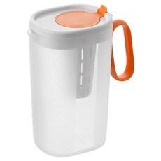 Edish 大容量茶倉冷水壺, 1550ml, 1個, 透明色