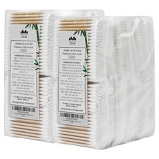 그린내일 대나무 면봉, 2개, 1200개입