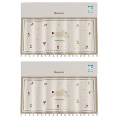 女神 防風罩 防直吹冷氣擋風板 窗簾 類型4 寬90cm x 高40cm + 魔鬼氈套組, 2套, 單一商品