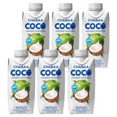 CHABAA 啜吧 椰子奶昔, 6瓶, 310ml