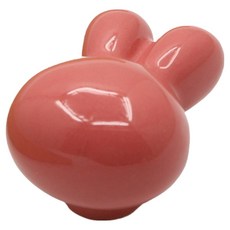 Dream Store 簡約設計 DIY 家具把手, 1個, 1661兔子 桃紅色