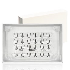 Ollio 免膠假睫毛 單入 透明 M, 1個, 黑色 / 無香