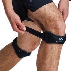 NAILEKESI 耐力克斯 Mall Today 緊抓護膝 2件組, 05 黑藍色, 1套