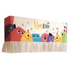 여신 윈드커버 벽걸이 에어컨 바람막이 커튼 타입1 88 x 23 x 30 cm, 1개