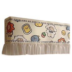 여신 윈드커버 벽걸이 에어컨 바람막이 커튼 타입3 88 x 23 x 30 cm, 1개