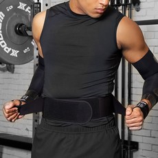 SMART FIT 新材質超薄運動護腰帶 SV-L01, BLACK, 1個