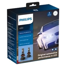 PHILIPS 飛利浦 台灣公司貨 Ultinon Pro9000 LED超亮鑽光頭燈2入組 +250%, HIR2, 1盒