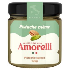 Amorelli 高蛋白開心果抹醬, 1個, 190g