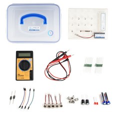 명품과학기기 전기 회로 실험 저항 + 전구 + 콘덴서 + LED + 다이오드 세트, 1세트