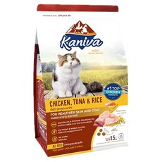 Kaniva 卡咪哇 全齡貓配方, 雞肉 + 鮪魚 + 米, 1.5kg, 1個