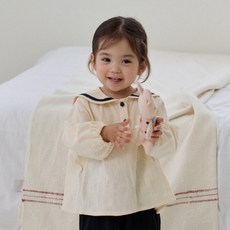 BEBENINE 女童Enfant水手領罩衫