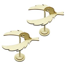 리브온 창의력 STEAM 목재 만들기 평형새 10.5 x 11 cm, 혼합색상, 2개