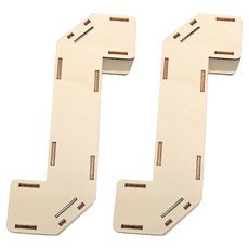 리브온 창의력 STEAM 굴곡잠만경 목재 만들기 75 x 35 mm, 혼합색상, 2개