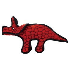 TUFFY 歐娜特 犬貓玩具 侏儸紀, 三角龍 紅色, 1個