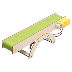 LiveOn 創意STEAM木製輸送帶立體拼圖 267 x 66 x 76 mm, 1個, 混合色