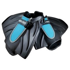 waveo 游泳蛙鞋 雙腳穿戴組, 1個, 藍色